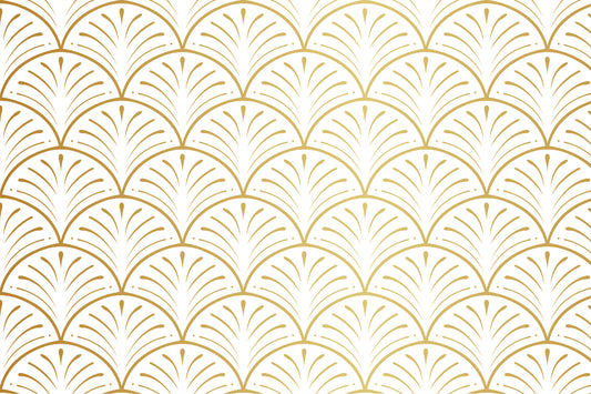 Gold Art Deco Removable Peel And Stick Wallpaper