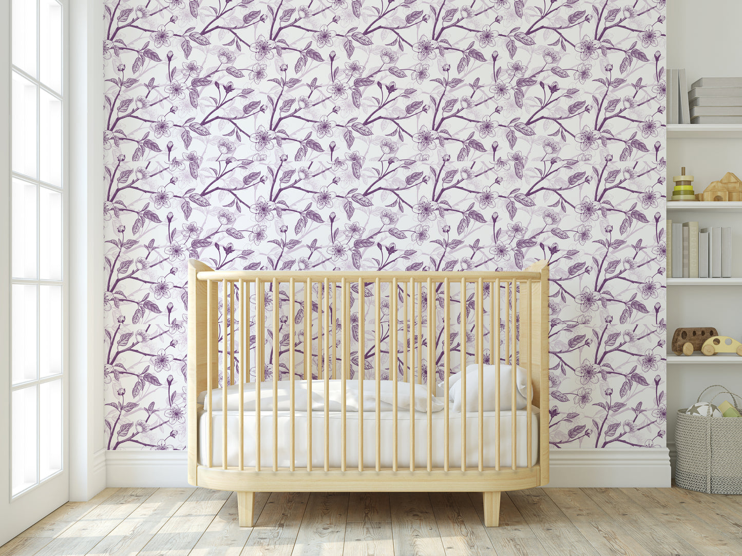 Cherry Blossom wallpaper in nursery