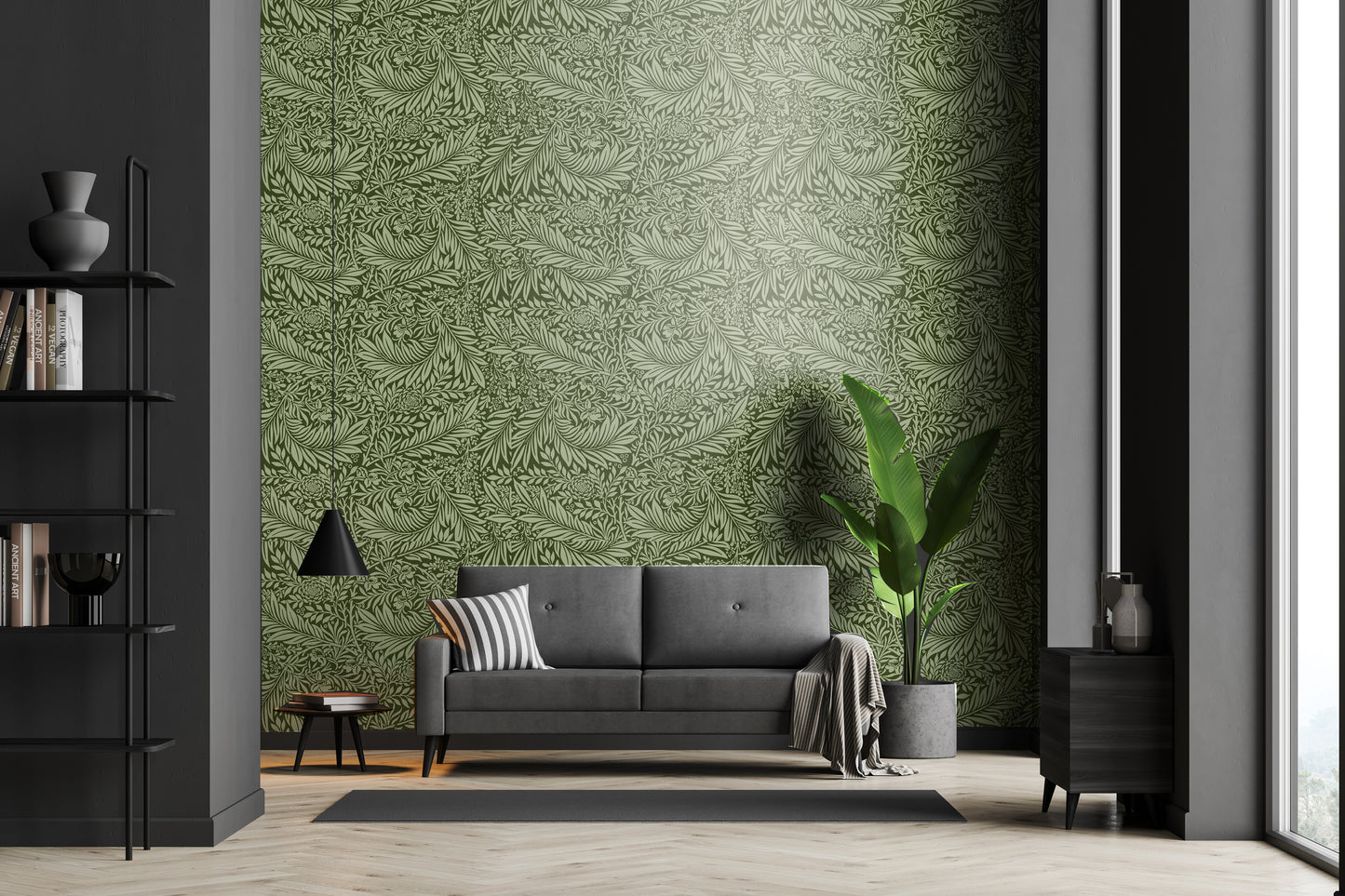 Mossy Mood Removable Peel And Stick Wallpaper