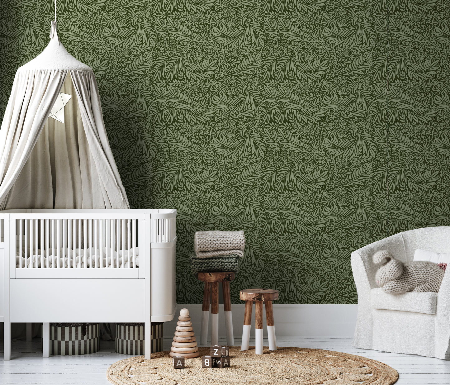 Mossy Mood Removable Peel And Stick Wallpaper