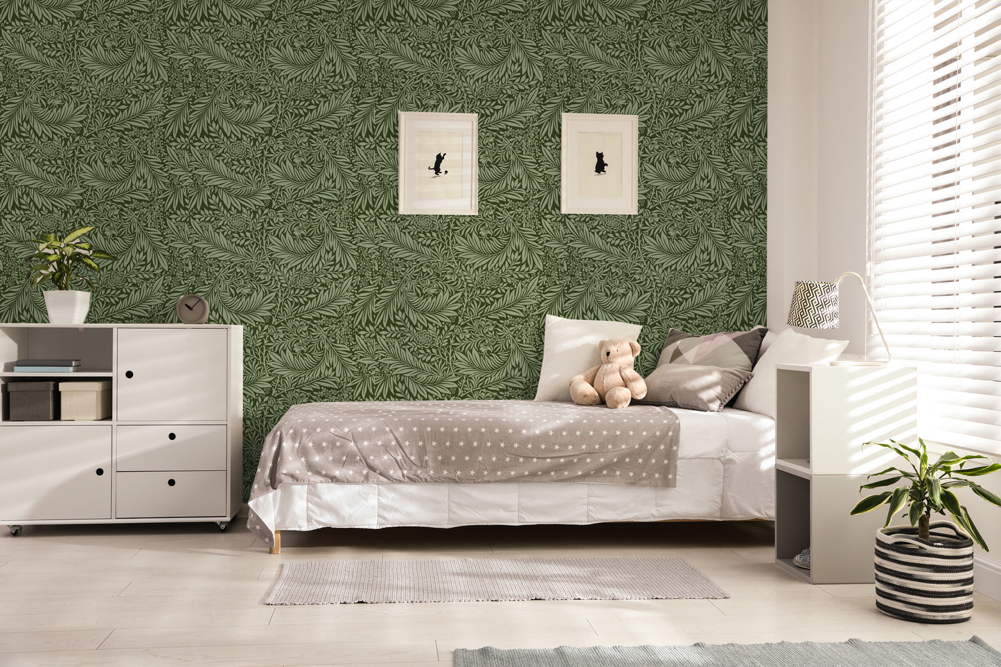 Mossy Mood Removable Peel And Stick Wallpaper