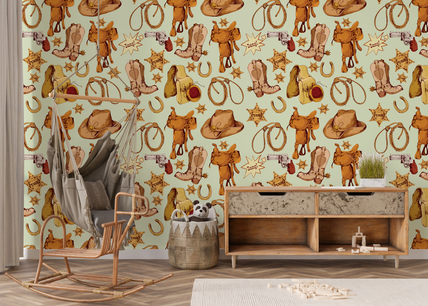 Sheriff In Town Removable Peel And Stick Wallpaper