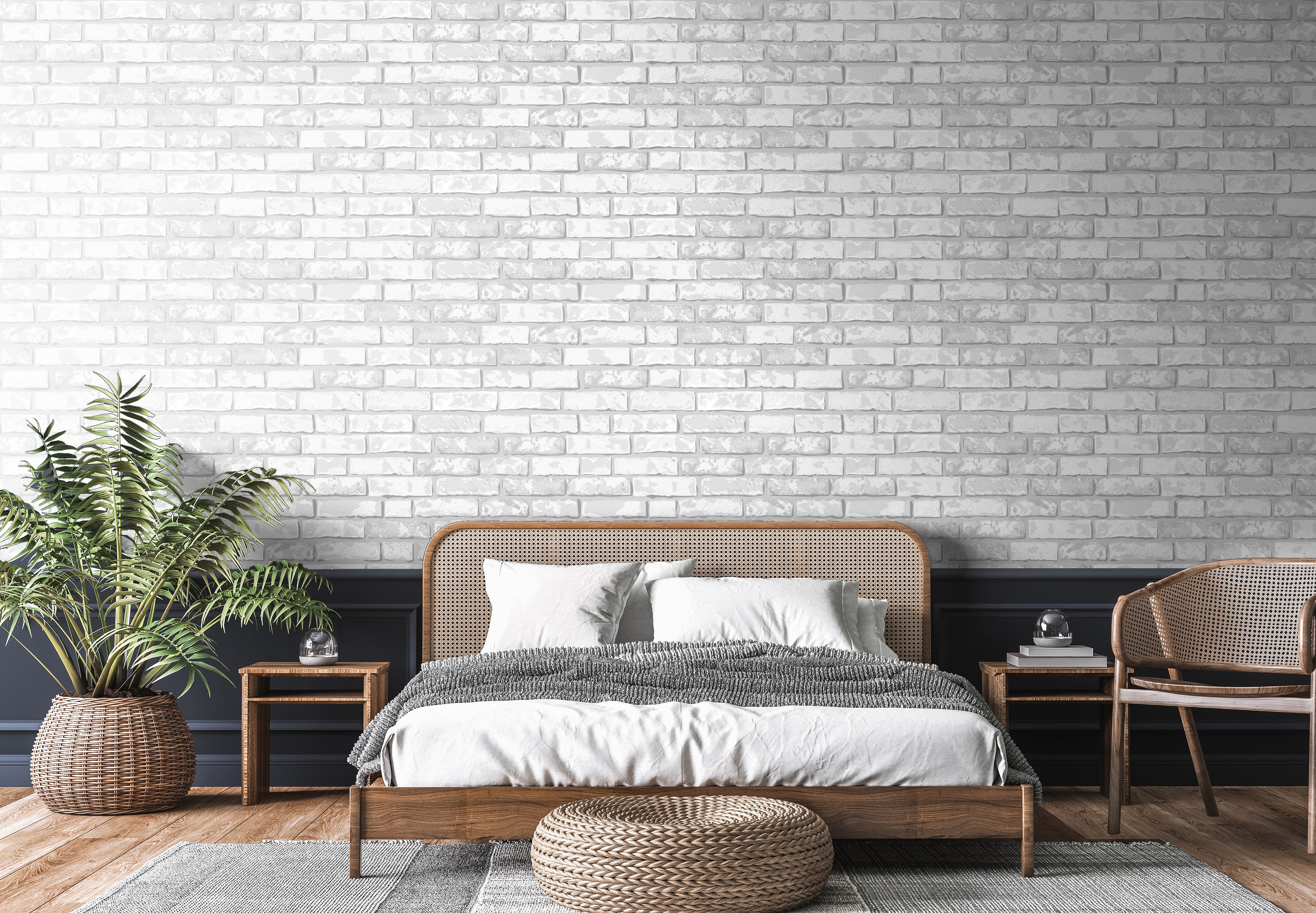 White washed shabby brick wall wide texture Large light gray rustic  brickwork wallpaper Whitewashed panoramic vintage background Stock Photo   Adobe Stock